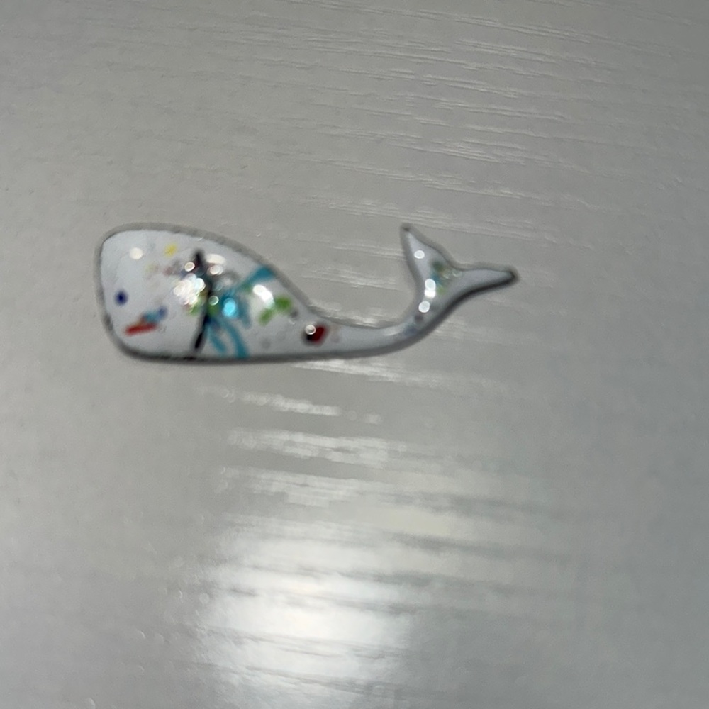 Decorative Whale Pin- Multicolor